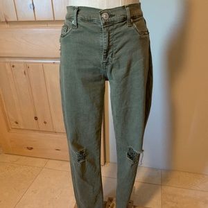 Hudson military green jeans